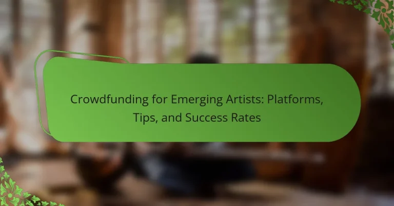 Crowdfunding for Emerging Artists: Platforms, Tips, and Success Rates