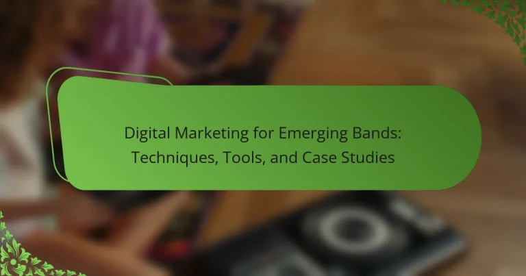 Digital Marketing for Emerging Bands: Techniques, Tools, and Case Studies
